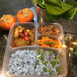 Butterfly Pea Rice Rendang Chicken